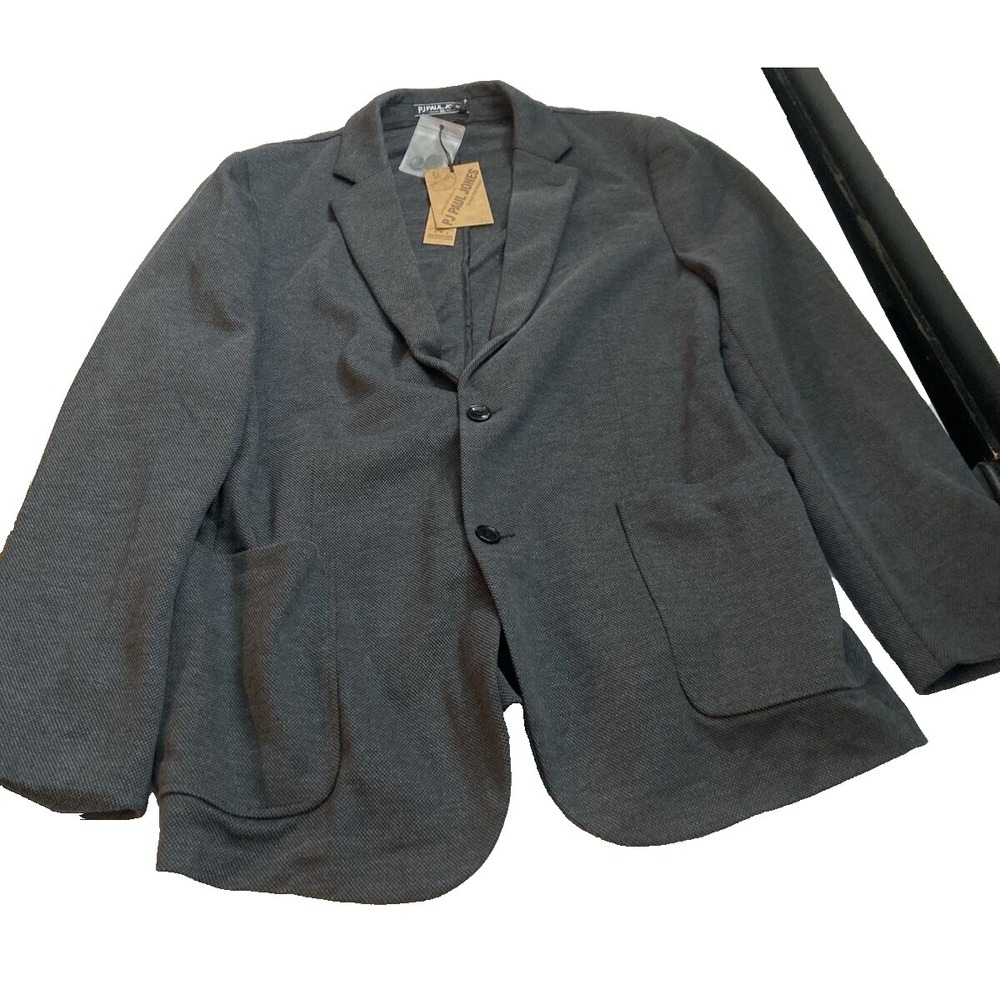 Paul Jones Men's Blazer Suit Jacket XL | Grey Sports Coat Formal Wear
